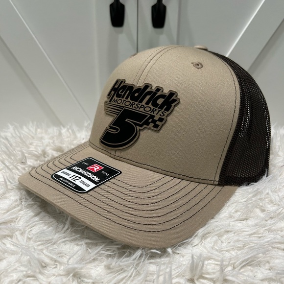 Laser engraved, Hendrick Motorsports #5 Richardson 112 trucker hat. - Picture 3 of 8
